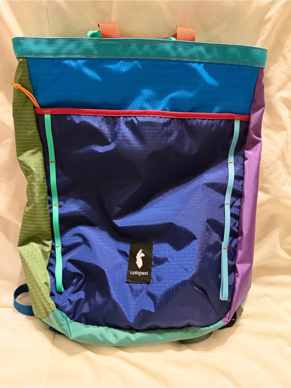 Cotopaxi del dia convertible tote - Blue/Turquoise/purple Accents